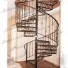 Кованые лестницы - эскиз перил № 204