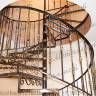Кованые лестницы - эскиз перил № 204