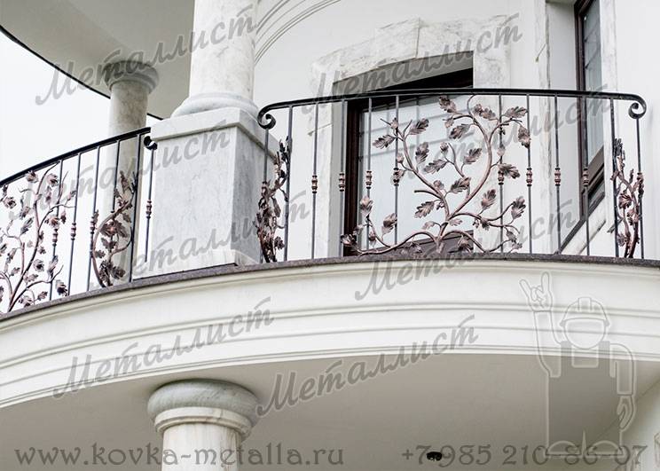 Ограждения балконов - эскиз № 165