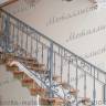 Кованые лестницы - эскиз перил № 209