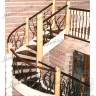 Кованые лестницы - эскиз перил № 400