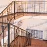 Кованые лестницы - эскиз перил № 331