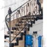 Кованые лестницы - перила на базе эскиза № 260