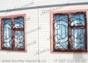 Кованые решетки на окна - эскиз № 87