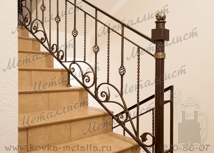Перила для лестниц - на базе эскиза № 209