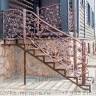 Кованые лестницы - эскиз перил № 52