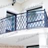 Кованые балконы - эскиз перил № 33
