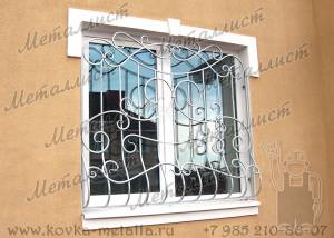 Кованые решетки на окна - эскиз 78