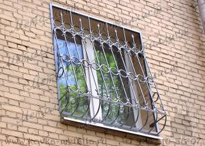 Кованые решетки на окна - эскиз № 42