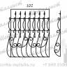 Кованые решетки - эскиз № 102