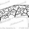 Кованые перила - эскиз № 401