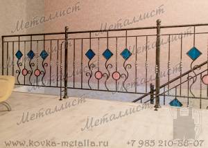 Кованые балконы - эскиз перил № 233