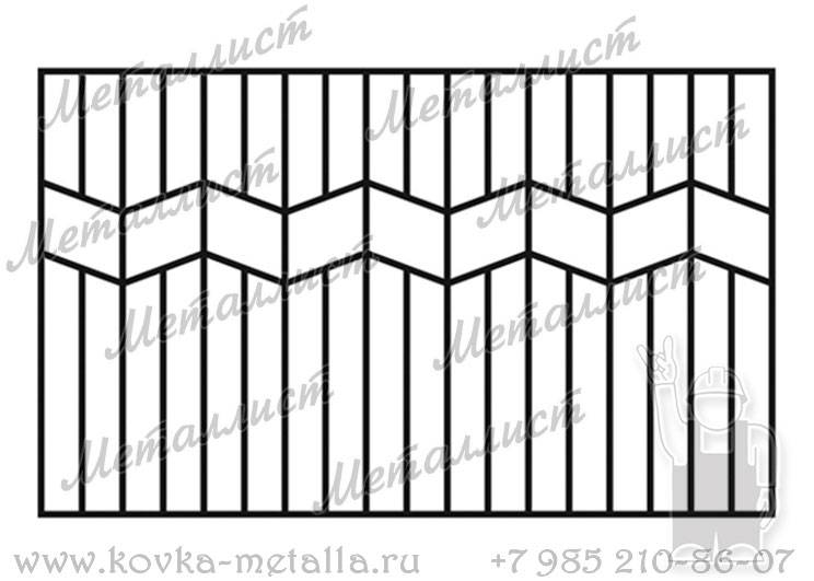Сварные заборы - эскиз № 51