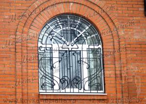 Кованые решетки на окна - эскиз № 177