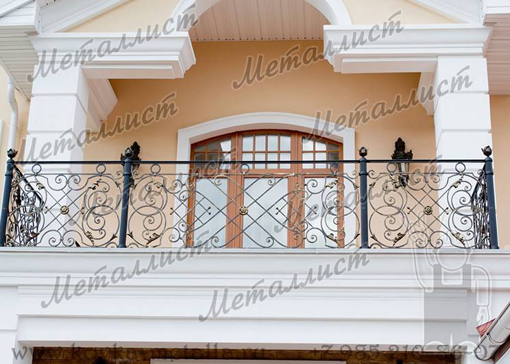 Ограждения балконов - эскиз № 182