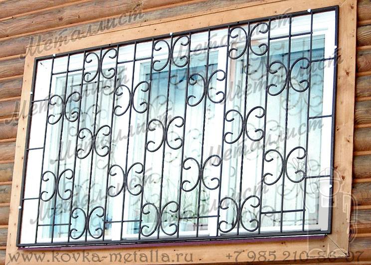 Сварные решетки на окна - эскиз № 107