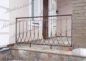 Кованые балконы - эскиз перил № 283