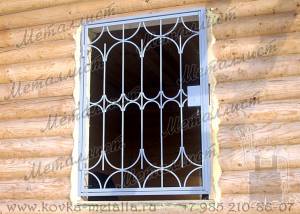 Сварные решетки на окна - эскиз 41
