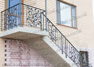 Перила на балкон - эскиз № 165