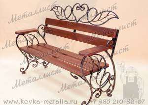 Кованые скамейки для сада - арт. С-15