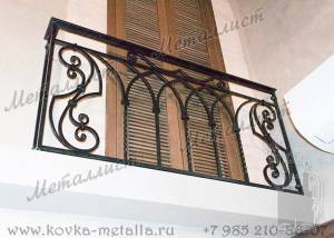 Перила на балкон - эскиз № 355