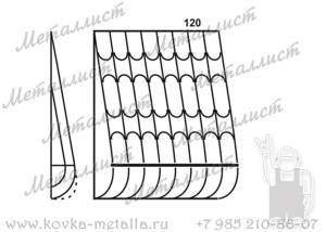 Сварные решетки - эскиз № 120