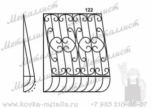 Сварные решетки - эскиз № 122