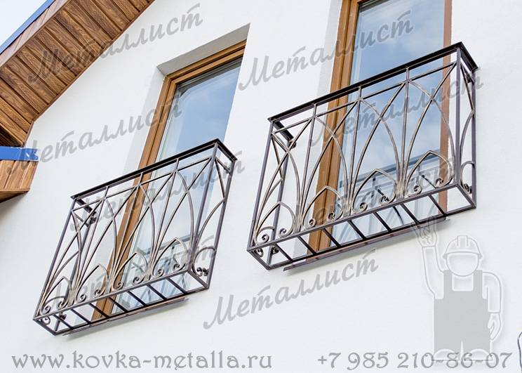 Перила на балкон - эскиз № 40