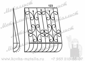 Сварные решетки - эскиз № 123
