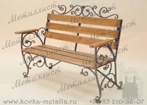 Кованые скамейки для сада - арт. С-12