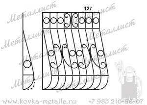 Сварные решетки - эскиз № 127