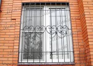 Кованые решетки на окна - эскиз № 203