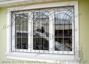 Сварные решетки на окна - эскиз № 105