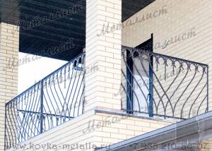 Перила на балкон - эскиз № 46