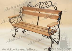 Кованые скамейки - арт. С-16