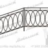 Кованые перила - эскиз № 142