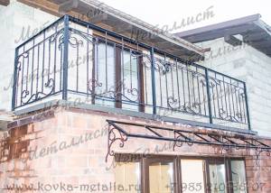 Кованые балконы - эскиз перил № 20