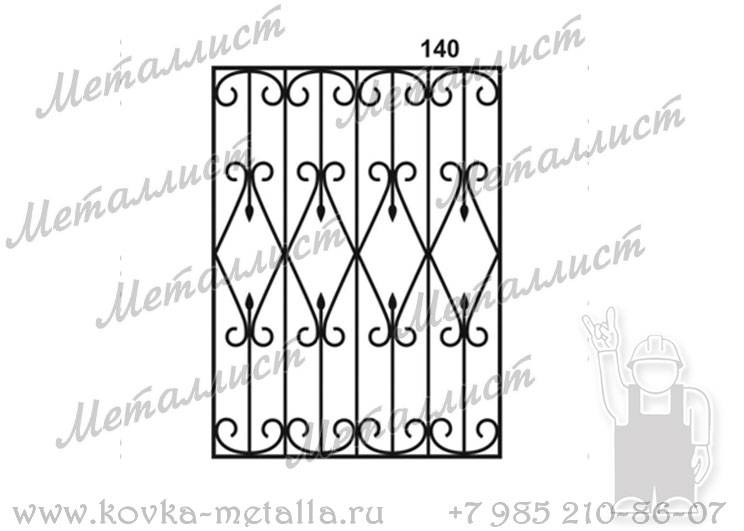 Сварные решетки - эскиз № 140