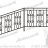 Кованые перила - эскиз № 032
