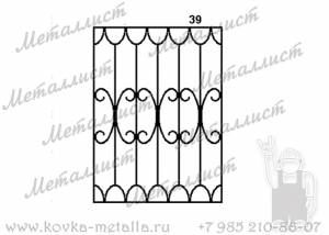 Сварные решетки - эскиз № 039