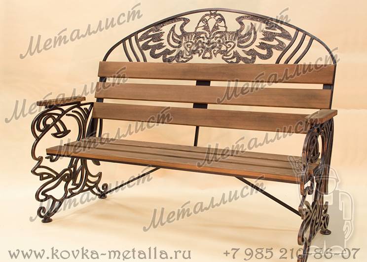 Кованые скамейки - арт. С-23