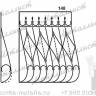 Сварные решетки - эскиз № 148