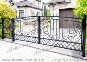 Ворота и калитки кованые в Москве