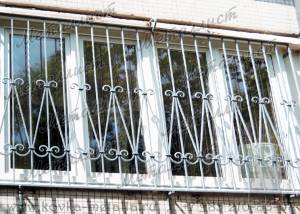 Кованые решетки на окна - эскиз № 205