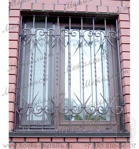 Кованые решетки на окна - эскиз № 200
