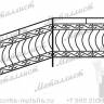 Кованые перила - эскиз № 176