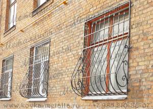 Кованые решетки на окна - инд. проект