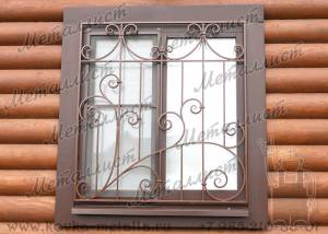 Кованые решетки на окна - эскиз 10