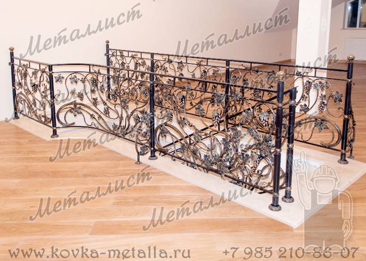 Перила на балкон - эскиз № 54