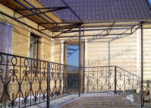 Перила на балкон - эскиз № 16